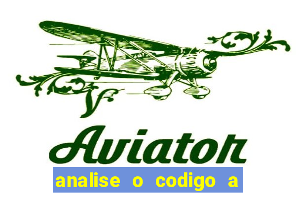 analise o codigo a seguir 1 import javax.swing.joptionpane